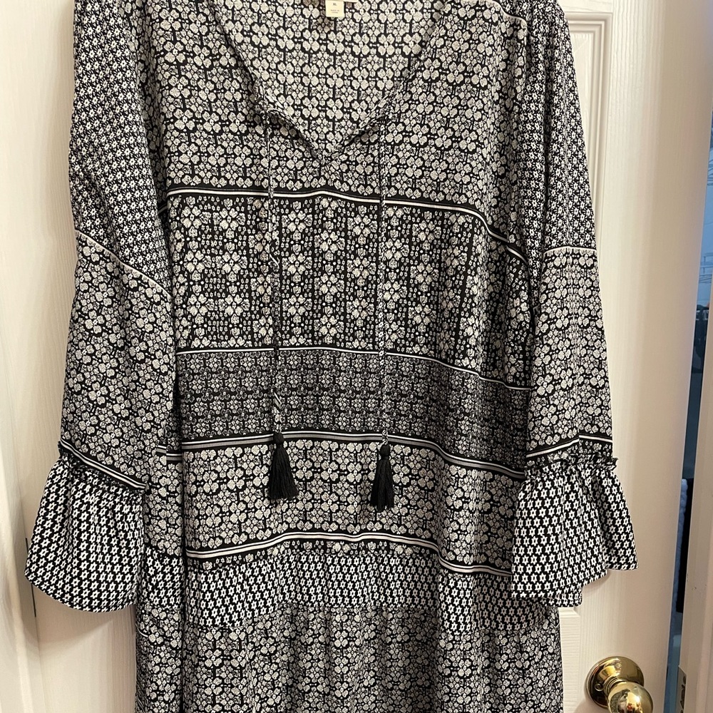 Style & Co Peasant Dress Size XL